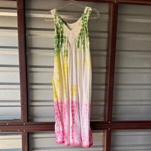 Gorgeous Vintage Tiedye Dress/ coverup